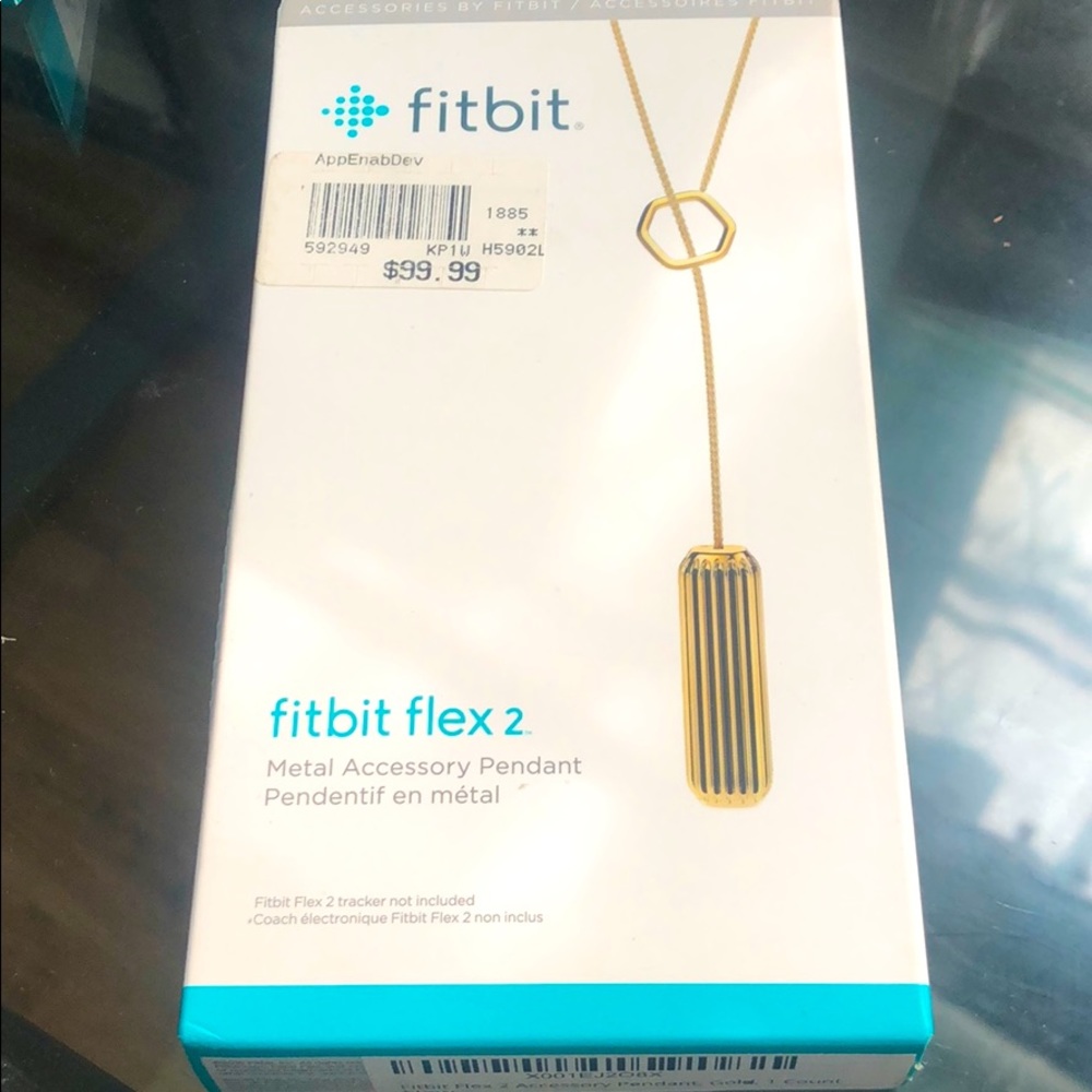 Fitbit Flex 2 Metal Accessory Pendant - Picture 1 of 3